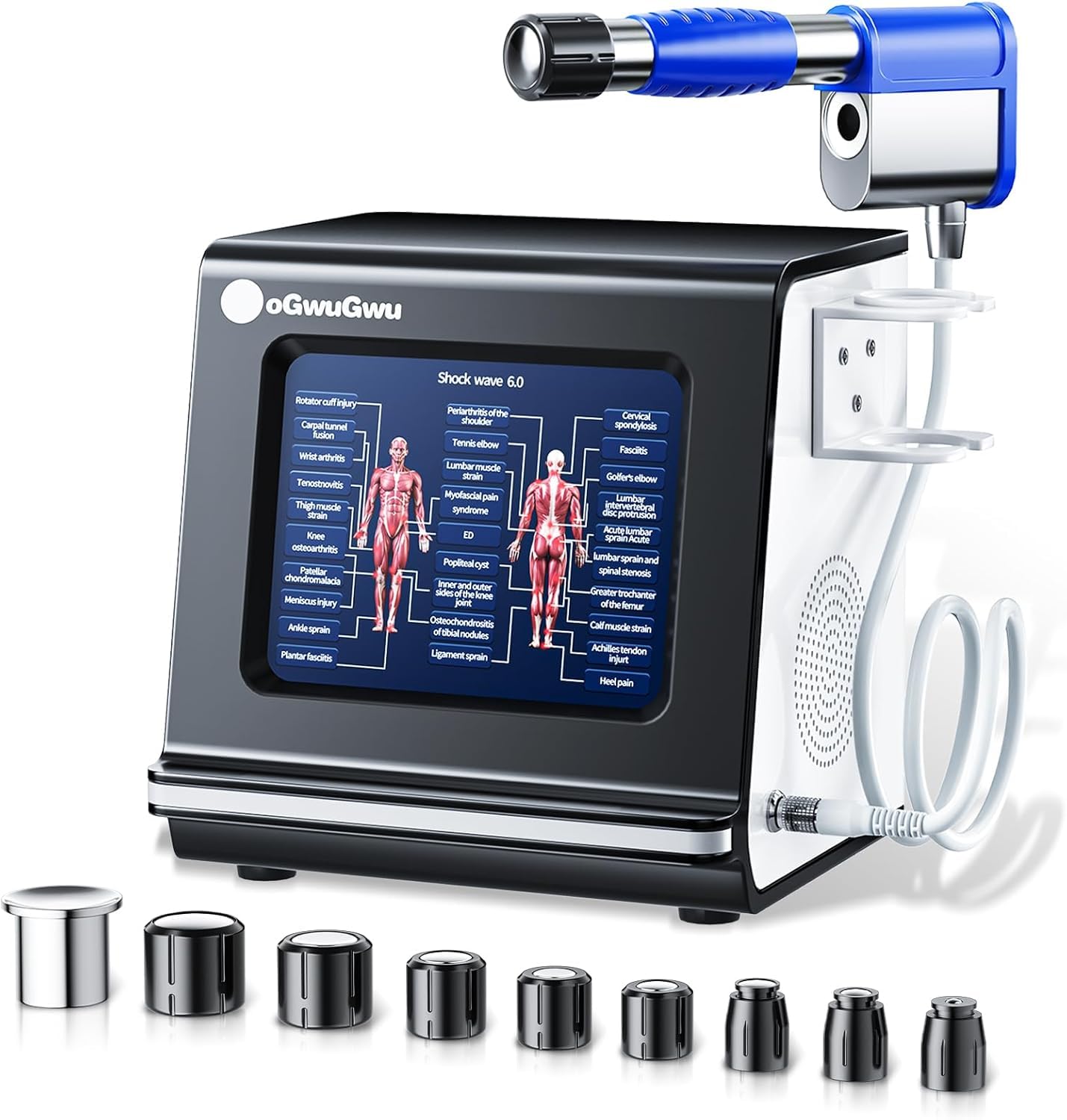 Shockwave therapy treatment for chronic knee pain in clinic